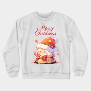 Merry Christmas bell with ribbon Crewneck Sweatshirt